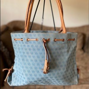 Baby blue Dooney & Bourke Signature Bag